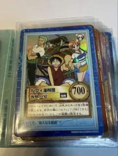 《美品》初期 ワンピース ハイパーバトル カードダス　S01ルフィ海賊団