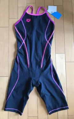 t*7様 SE4-Q65☆アリーナ 競泳水着 L 再帰反射ロゴ 背面チャック