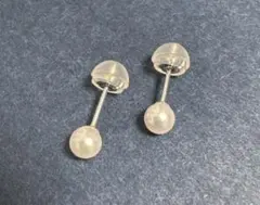 K10 パールピアス スタッドピアス 10金