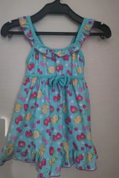 水色♡フルーツ柄水着