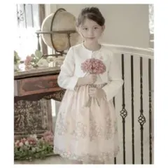 【人気✨】キャサリンコテージ エンブロイダリーフラワーレースアンサンブル 120