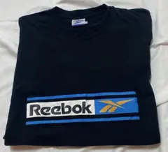 Reebok リーボック ロゴ Tシャツ ブラック LL
