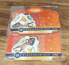 happyくじ　ディズニー　Ｊ賞ダイカットステッカー2点　モアナ
