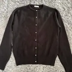 Te chichi テチチ　ブラック　カーディガン　Ｆサイズ　黒　ニット