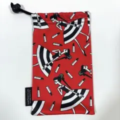 内藤ルネ スマート巾着 ルージュ