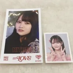 = LOVE 髙松瞳 ミニフォト ステッカー セット