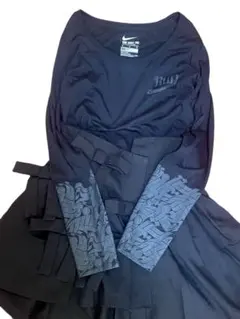 Nike✴︎長袖Tシャツアート柄ブラック✴︎Y2Kグランジお兄系