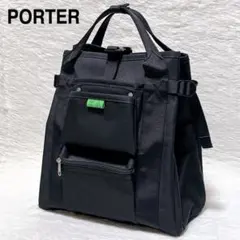 極美品 PORTER ポーター UNION ユニオン リュック バックパック 黒のサムネイル