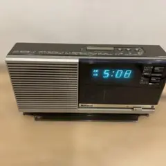 昭和レトロジャンクNational(ナショナル)RC-704ラジオパタパタ時計付