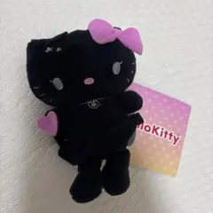 Hello Kitty ぬいぐるみ マスコット ブラックのサムネイル