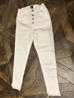 GAP ストレッチデニム ホワイトスキニーパンツ 8サイズ