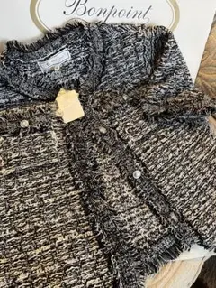 ROPE PICNIC ツイードジャケット ブラック系 サイズ38のサムネイル