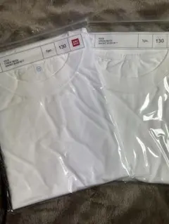 ユニクロ　UNIQLO KIDS CREW NECK 130サイズ 2枚セット