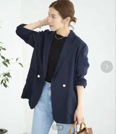 スローブイエナ　リネンジャケット SLOBE IENA（スローブイエナ）の「リネン混テーラードジャケット