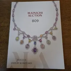 MAINICHI AUCTION 809 カタログ