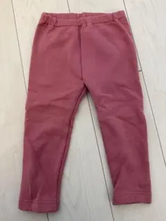UNIQLO ベビー パンツ 90cm ピンク　裏起毛ズボン