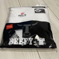 Hanes BEEFY-T CREW NECK ワッペン付き