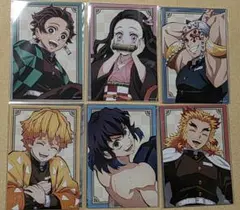 鬼滅の刃　全集中展　無限列車編・遊郭編　ランダムブロマイド6種セット