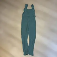 dm オーガニックコットン　ガーゼサロペット　128