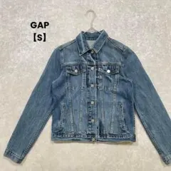 a2056＊GAP デニムジャケット　ブルー【S】シンプル　カジュアル　お洒落