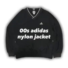 90s adidas アディダス ナイロンジャケット プルオーバー ピステ