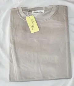 シルク上下セット　フリーサイズ　薄いグレー