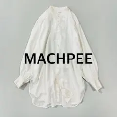 TOMORROWLAND コットンモールスキンバンドカラーチュニックシャツ