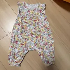 UNIQLO 花柄ロンパース 70cm