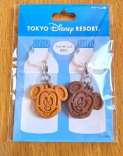 【新品】ミッキー ワッフル めじるしチャーム ディズニー ストラップ お土産