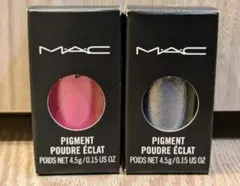 M.A.C ピグメント フューシャ & スティールブルー 2個セット