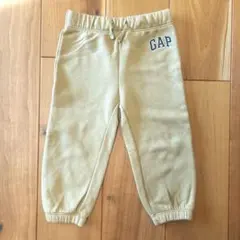 GAP プルオンジョガーパンツ　裏起毛　ベージュ　パンツ