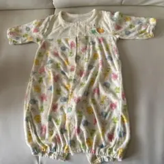 カラフルな動物柄ロンパース　50-60サイズ