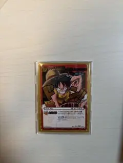 ［極美品］　ミラバト　ルフィ　孫悟空　神Ω ミラクルバトルカードダス　ワンピース 極美品］ ミラバト ルフィ 孫悟空 神Ω ミラクルバトルカードダス