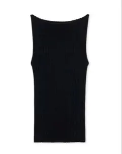 完売　shishikui Knit Cami O / ブラック SHISHIKUI☆Knit Cami O - メルカリ