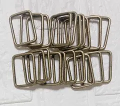 バッグベルト用 長方形リングバックル 38.8x25mm DIY アクセサリー