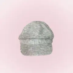 【美品】 キャスケット グレー