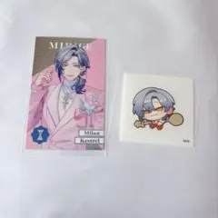 ミラン・ケストレル にじさんじ 8周年 チェキ　ステッカー