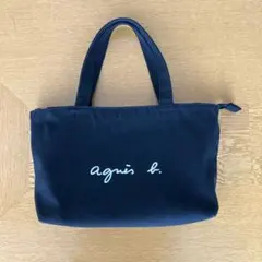 agnès b. ネイビー トートバッグ VOYAGE