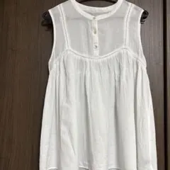 ROPE ノースリーブ ブラウス ホワイト サイズ38