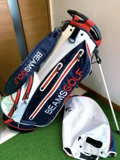 ビームスゴルフ　beams golf スタンド　キャディバッグ　トリコロールのサムネイル