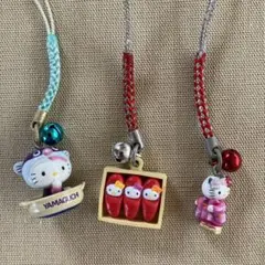 ハローキティ ご当地ストラップ　３点セット