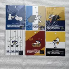 WE LOVE DRAGONS ドアラ　パリーグ　シール　6点セット