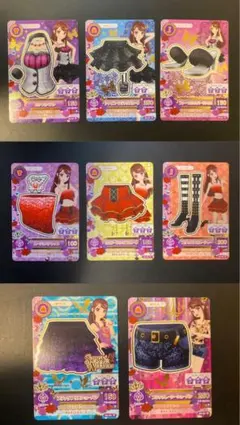 アイカツカード初期  紫吹蘭セット
