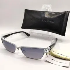 26055✨新品タグ付き✨サムライ翔 サングラス ロゴ 金具 ホワイト 