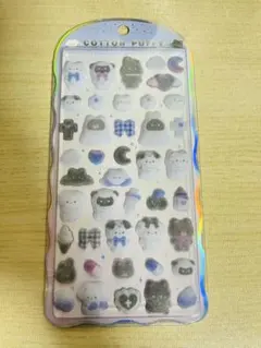 コットンパフィー　シール