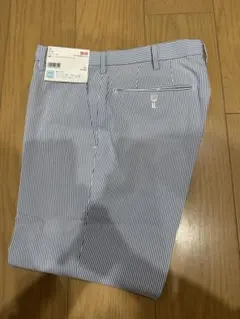 ユニクロ 新品 感動パンツ ウルトラライト シアサッカー W73L85