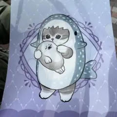 くら寿司 モフサンド クリアファイル&キーホルダー mofusand