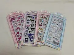 アクリルシール 立体シール シール 4枚セット サンリオ