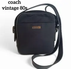 COACH vintage 80s レザー　ショルダーバッグ Old Coach