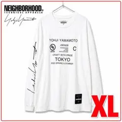 【美品】ネイバーフッド×ヨウジヤマモト ロンT XL 白 23SSのサムネイル